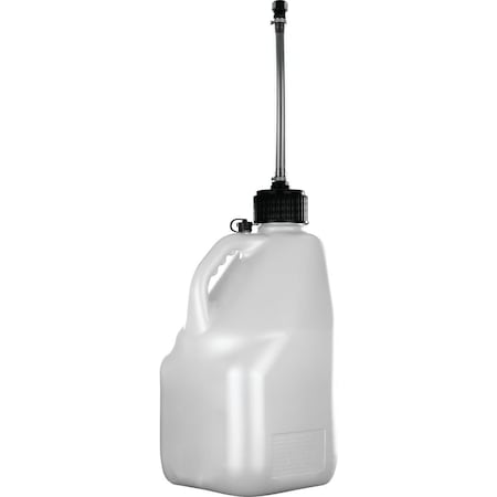 Vp Racing Fuels Utility Jug, Plastic, 5 gal, White, For Non-Fuel, Non Kerosene Products 3953